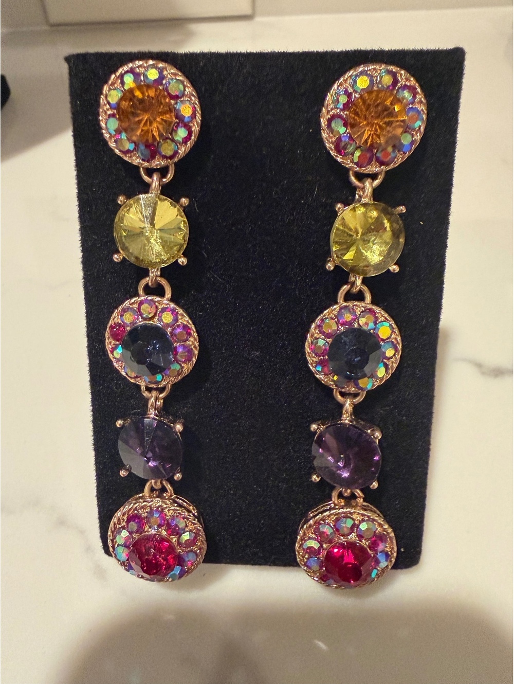 Christian Siriano Statement Multicolored Earrings